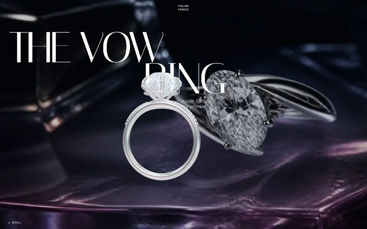 A website built for jewellers and luxury makers — Vow Atelier